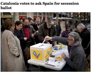 Catalonia votes to ask Spain for secession ballot - The Washington Post-1-3