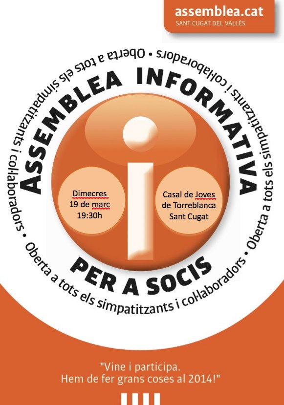 Assemblea de socis 140319