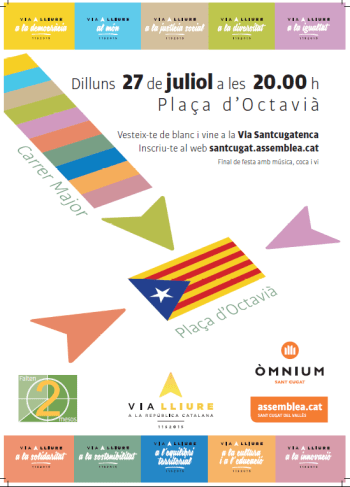 27 de juliol, Via Santcugatenca