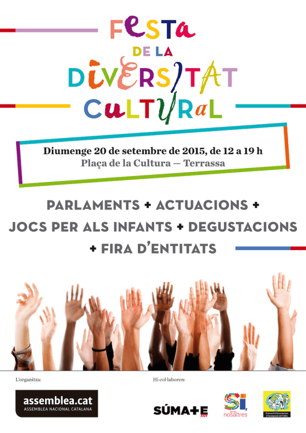 Cartell ANC Festa de la Diversitat Cultural Setembre 2015   (1)