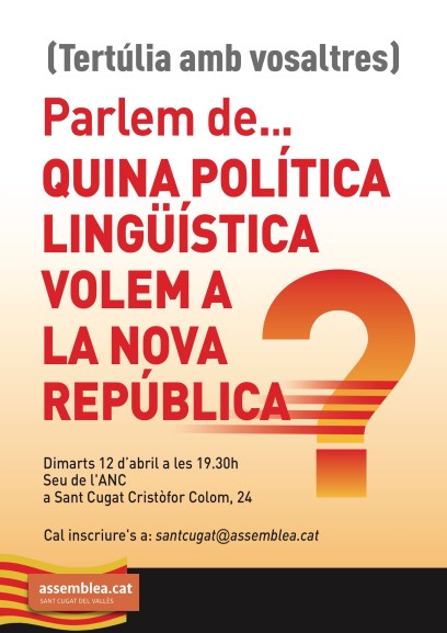 20160405 Tertulia Llengua